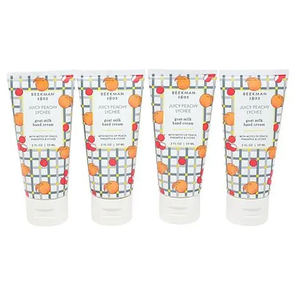 Beekman 1802 4-piece Goat Milk Hand Cream - Peach Lychee Auto-Ship®