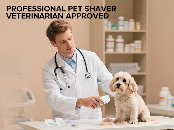 Dog Clipper for Matted & Long Hair,Quiet Pet Paw Hair Trimming Groomer,Handy Cordless Rechargeable Waterproof Shaver Kits for Cats,Small Dogs & Pets