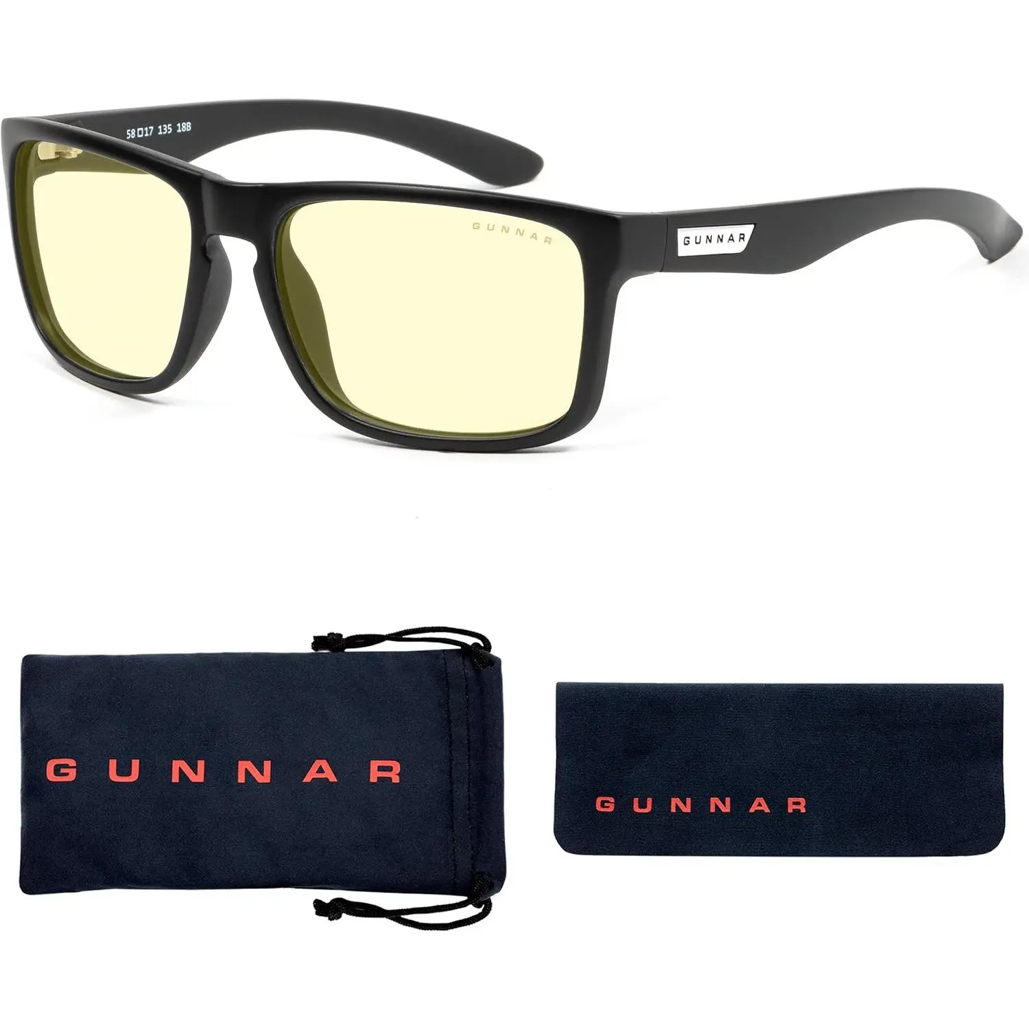 Riot Style Blue Light Blocking Glasses for Gaming, Computer Use & Reading - Lightweight Frame with Tinted UV Protection Lens, Reduces Digital Eye Strain
