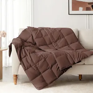 Down Throw Blankets for Couch 50x70 Down Blanket for Indoor and Outdoor Throw Blanket use Soft Lightweight Throw Blanket