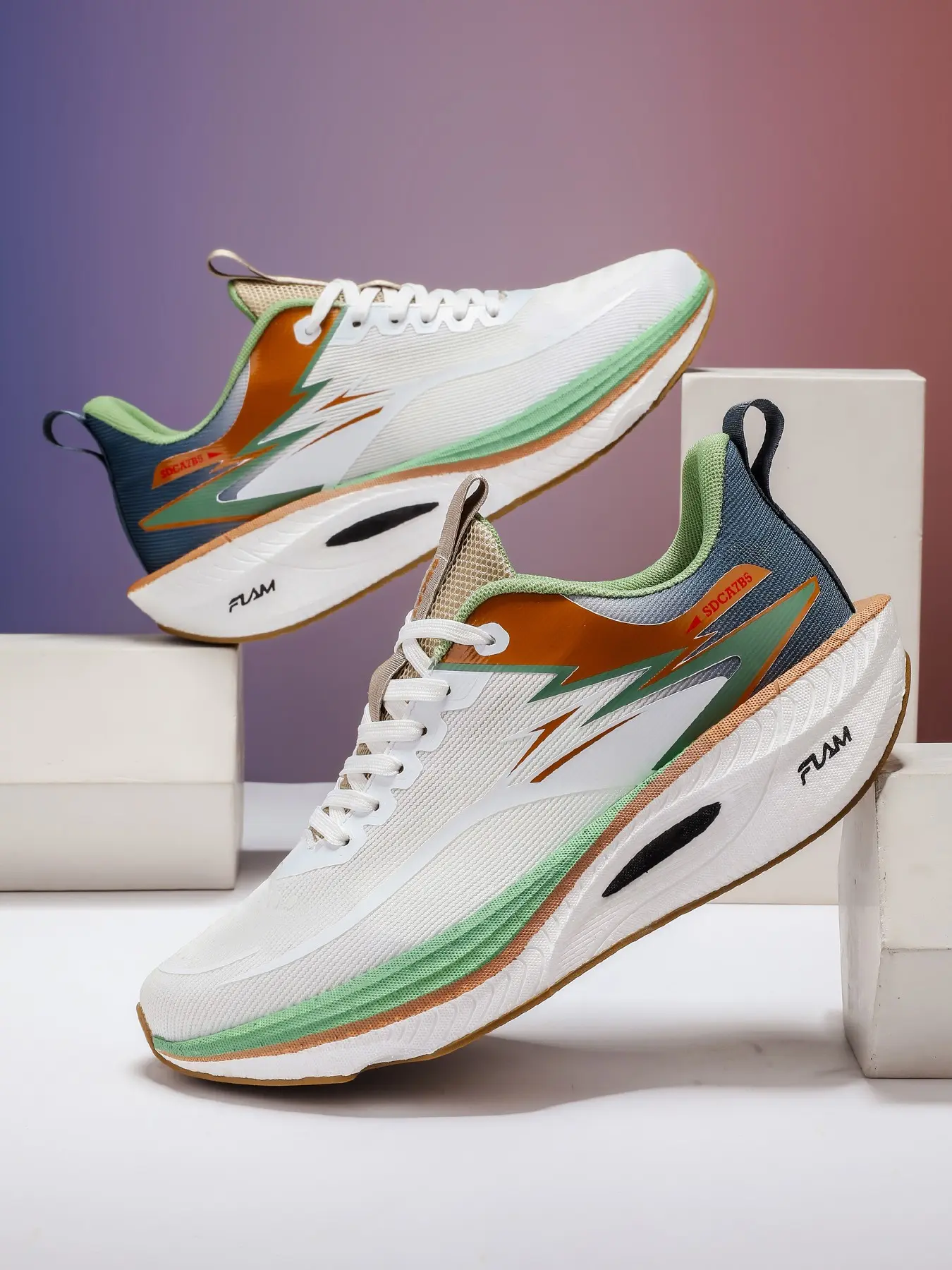 Air Cushion Shock Absorption Running Shoes, Flyknit Mesh Breathable Sports Shoes, Thick Sole Height Increase Casual Running Shoes, Student Body Test Shoes, Cushioned Running Shoes, Sporty Running Shoes