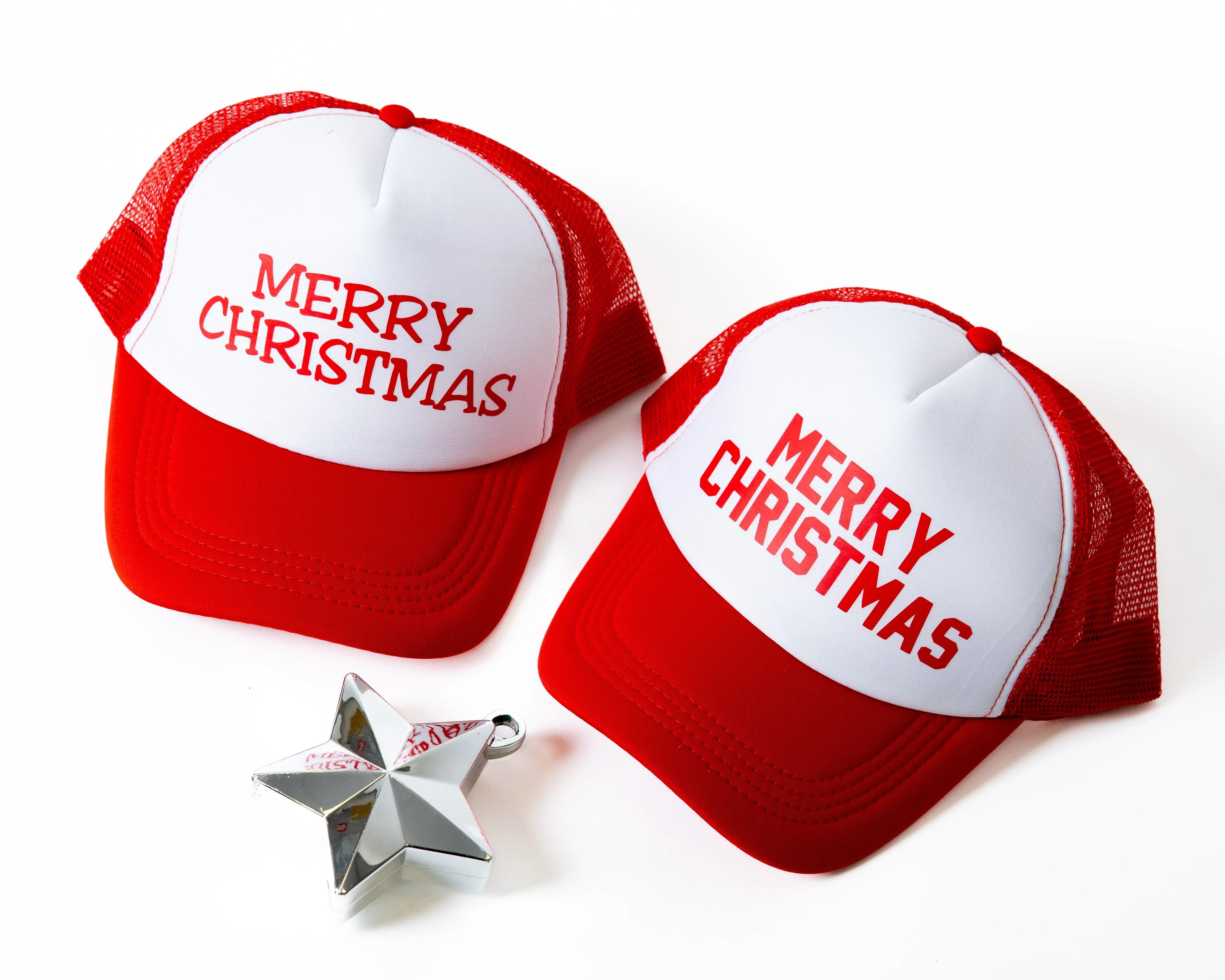 Merry Christmas Trucker Cap