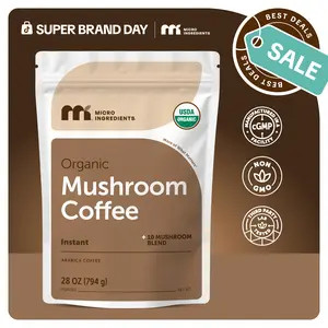 Micro Ingredients Organic Instant 10 in 1 Mushroom Coffee Powder