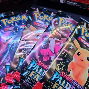 Paldean Fates Booster Packs w the Plug Extra