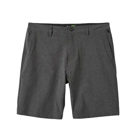 Quiksilver | Union Heather 20" Amphibian Hybrid Shorts | Stretch Fit Recycled Materials | Everyday Wear & Casual Streetwear Beige Fabric