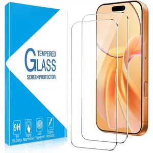 [2-Pack Designed for  17 Pro Max Screen Protector Tempered Glass, 9H Hardness, Anti Scratch, Easy to Install