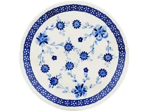 Polish Pottery Plate 7" Delicate Poppy (x2)