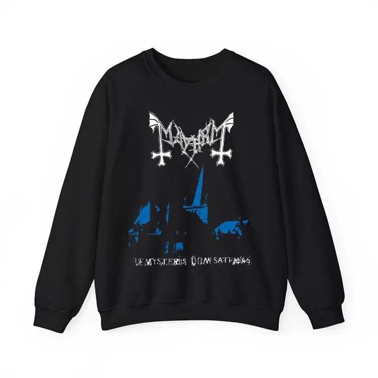 Collection Mayhem Band Black Men's Sweatshirt, Gift for Fans Cotton Unisex Men's T-Shirt