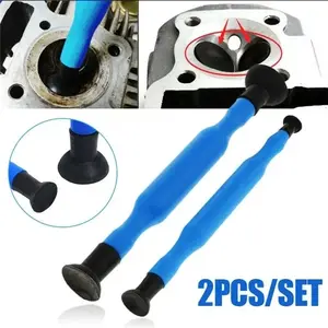 2PCS Valve Lapping Set, Rubber Valve Grinding Sticks with Control Valve Lapping Compound Kit, Engine Valve Tool for Car and Motorcycle Repair, Automotive Repair Tools, Polishing, Maintenance, Auto Engine Lapping, Professional Automotive Tool Kit