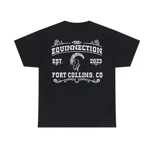 Unisex Heavy Cotton Tee: Western Flare Logo