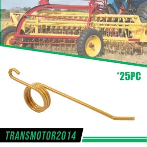 CROSSDESIGN Fit For Holland 55 56 57 256 258 259 260 Tines Heavy Duty Hay Rake Teeth 25 Pack