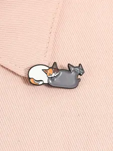 Three-Color Cat Brooch, Cute Design Suitable for Couples & Bags, Perfect Gift for Pet Lovers, Ideal Accessory for Daily Wear