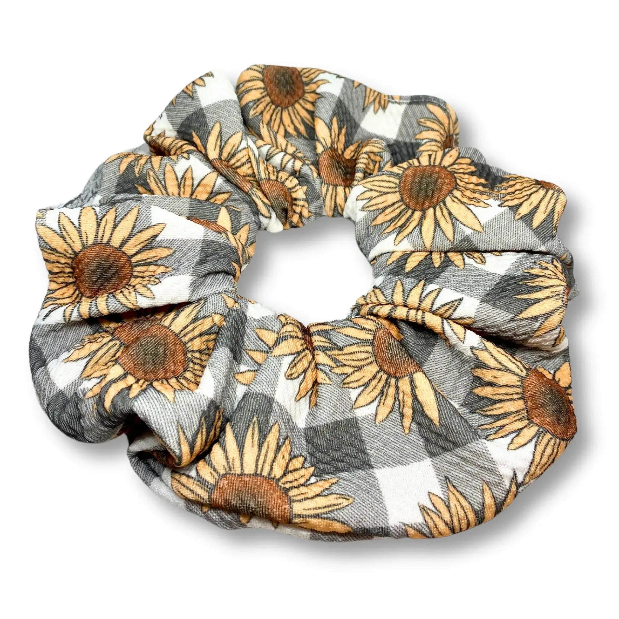 Buffalo Sunflower Bullet Scrunchie Buffalo Sunflower Bullet Scrunchie
