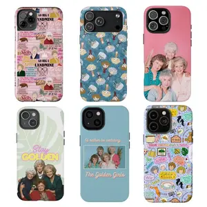 Thank You For Being A Friend Golden Girls Quote Art Heavy Duty Tough Phone Case Shockproof Drop Protection Durable Hard Cover Aesthetic Gift for iPhone 11 12 13 14 15 16 17 Pro Max Plus