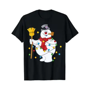 Delivered after Christmas-Unisex Funny Frosty The Snowman Graphic T-Shirt, Soft Cotton Ideal for Christmas & Casual Wear