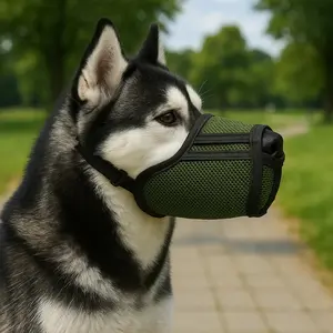 Pet Muzzle for Small and Large Dogs, Breathable Mesh Design to Prevent Barking and Biting, Ideal for Training and Safety