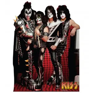 KISS Advanced Graphics 1815 Famous Band Cardboard Standup - Large-Size Home Decor, Party Accessory, Ideal Gifts for Home Supplies Enthusiasts