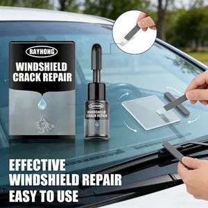 Rayhong Car Windshield Adhesive, Crack Repair Sealant, Clear Strong Bonding Agent, Durable Glass Fixative, Easy Application