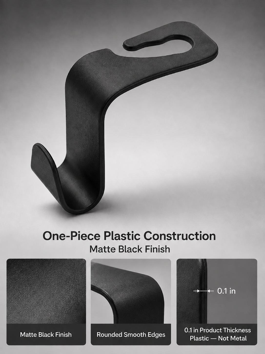 4 Pack Car Headrest Hooks - Car Interior Stowing Backseat Holders, Tool-Free Install Bag Accessories for Shopping Bags, Handbags, Jackets, Holds Umbrellas for Rainy Commutes, Auto Interior Storage , Organizes Items,#TikTokBackToSchool 4 Pack Car Headrest Hooks - Car Interior Stowing Backseat Holders, Tool-Free Install Bag Accessories for Shopping Bags, Handbags, Jackets, Holds Umbrellas for Rainy Commutes, Auto Interior Storage , Organizes Items,#TikTokBackToSchool