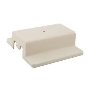 Elco Lighting Floating Canopy and Feed Point, 2-Circuit Track, Black with White Trim, EC809B