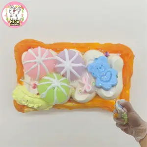 Handmade Colorful Candy Cream Pie Handmade Squishy Toy