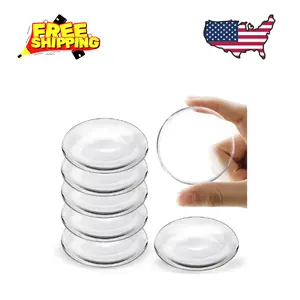 Door Stoppers for Wall, Door Knob Wall Protector 2" (6-Pack)