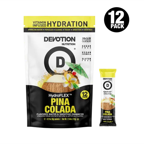Devotion Nutrition HydroFLEX Vitamin Infused Hydration | 12-PK Pina Colada