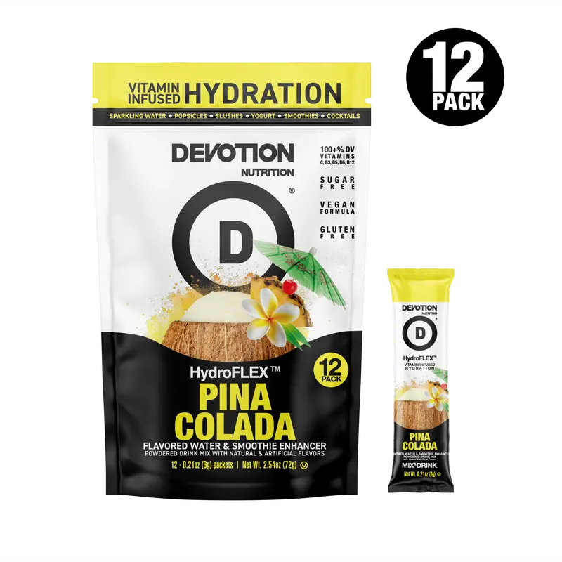 Devotion Nutrition HydroFLEX Vitamin Infused Hydration | 12-PK Pina Colada