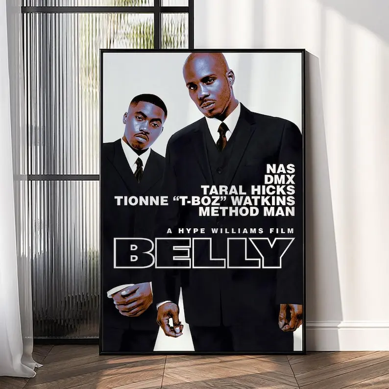 Belly Canvas Movie Poster – Vintage Wall Art – Frameless Home Theater Decor – Print Gift