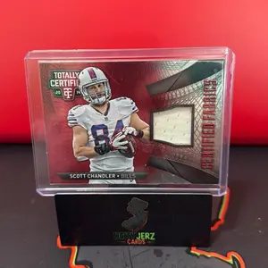 2014 Panini Totally Certified - Certified Fabrics Red - #CF-SC Scott Chandler (31/100)