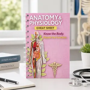 Anatomy & Physiology Educational Notebook | Visual Study Guide for Beginners