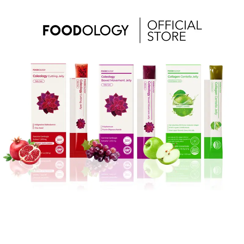 FOODOLOGY] Coleology Cutting Jelly Balance Daily Diet,Supports