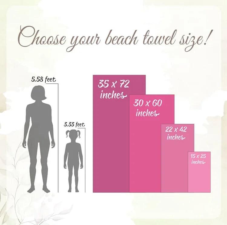 Personalized Signature Style Beach Towel-Customized Towel-For the Beach Lover-For the Pool Lover v6 Available in 2 Sizes