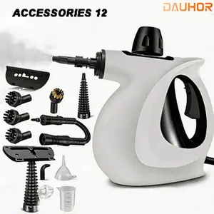 2026 New Portable Handheld Steam Cleaner, with detergent container and safety lock, equipped with 12 accessories, fast heating, suitable for beds, sofas, furniture, kitchen, bathroom, floors