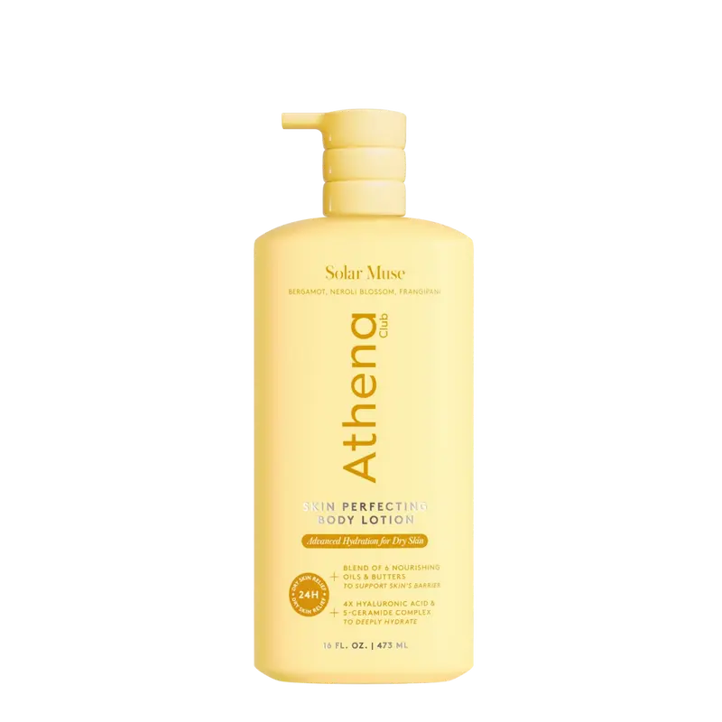 Solar Muse - Athena Club Skin Perfecting Body Lotion | 24-Hour Hydration | Fast-Absorbing | Strengthens Skin | Dermatologist Tested