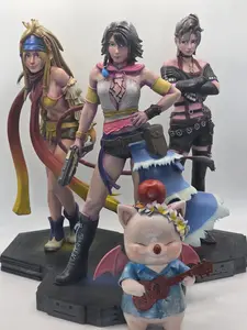 Final Fantasy X-2 YRP Figurine Set | Hand-Painted ABS Resin Models (16K)