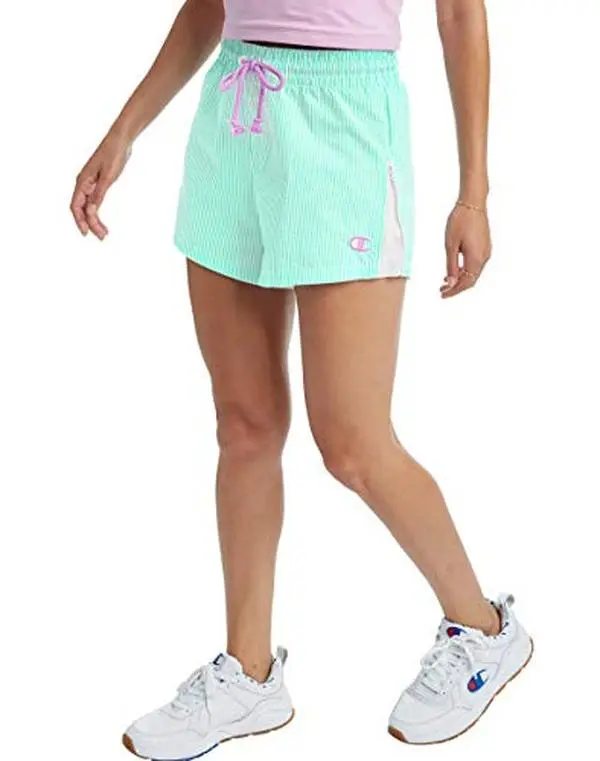 Champion Seersucker Womens Active Shorts