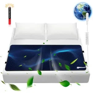 Grounding Mattress Pad with Cord,Grounding Mat for Bed, Grounding Sheets (King, 76"x27")