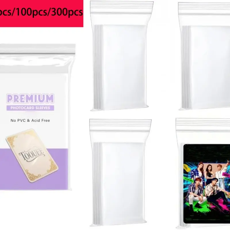 clear baseball card sleeves Amazon.com: 600ct Clear Card Sleeves for Trading Cards, Baseball Sports  Soft Sleeves, Ultra Soft Plastic Card Protector Sleeve for Football, MTG,  PKM, Game, Standard Cards : Toys & Games main image 0
