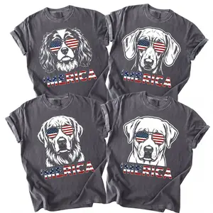 Comfort Colors 50+ Dog Funny 4th of July Shirt, Merica Golden Retriever Shirt, 4th of July Australian Shepherd Dog Shirt, Black Labrador Mom Gift, Patriotic Dog Tee, Maltese Lover Shirt, 4th of July Gift, 4th of July Shirt, 4th of July Dog, Pepper Color
