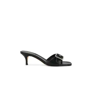 Coach Margot Leather Sandal in Black Coach Margot Leather Sandal in Black