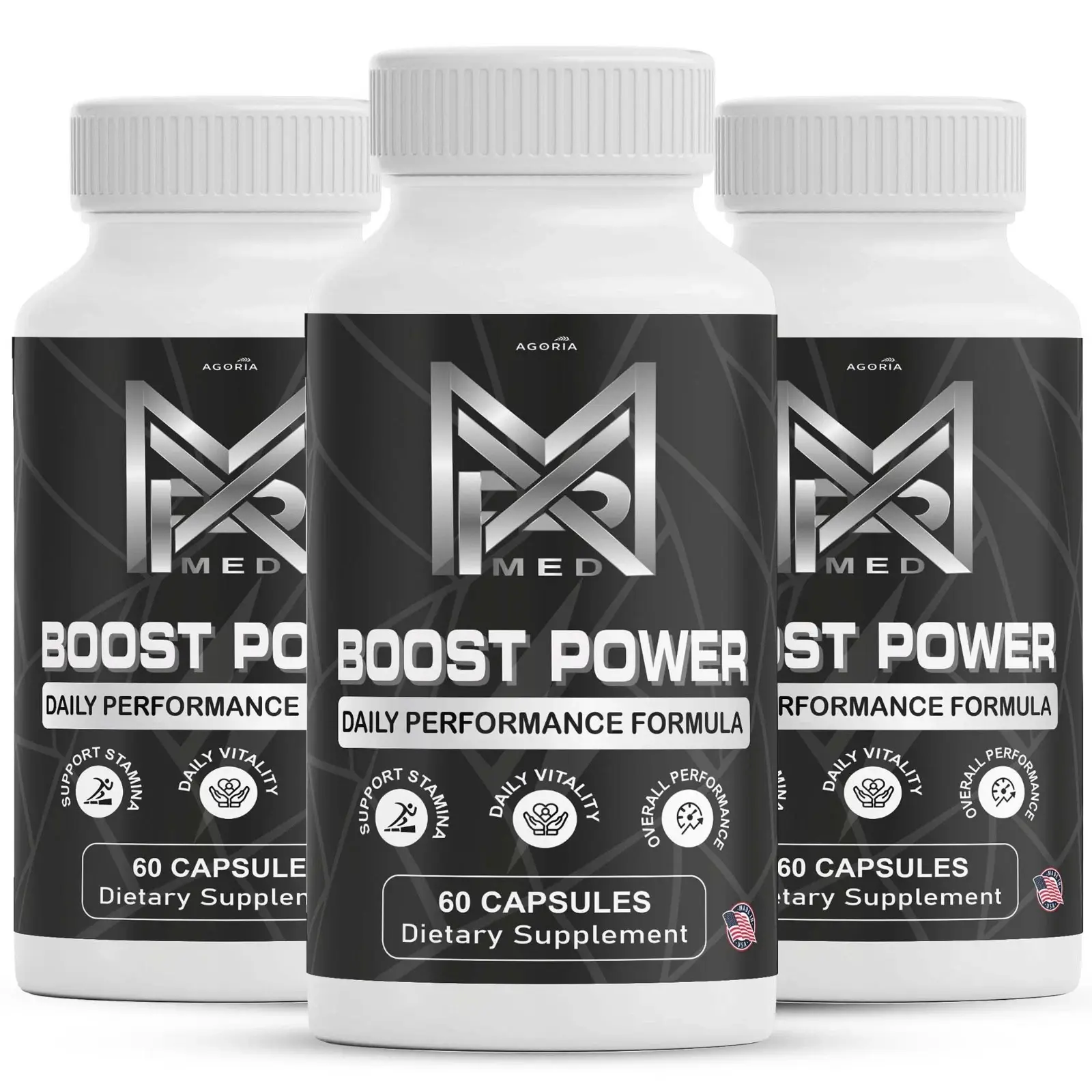 (3 Pack) Boost Power Health Support Dietary Capsules