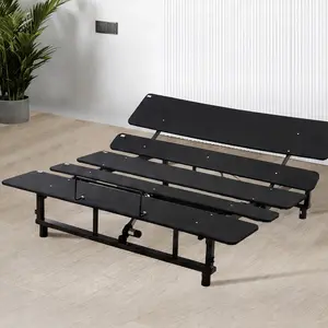 ARCH Adjustable Bed Base Queen Size Bed Frame with Wireless Remote, Head and Foot Incline, Zero Gravity, Quiet Motor, Steel and Wood Construction, Antique Black, for Bedroom Use, Antique Black Color Options, Steel/Wood Material, Color: Antique Black