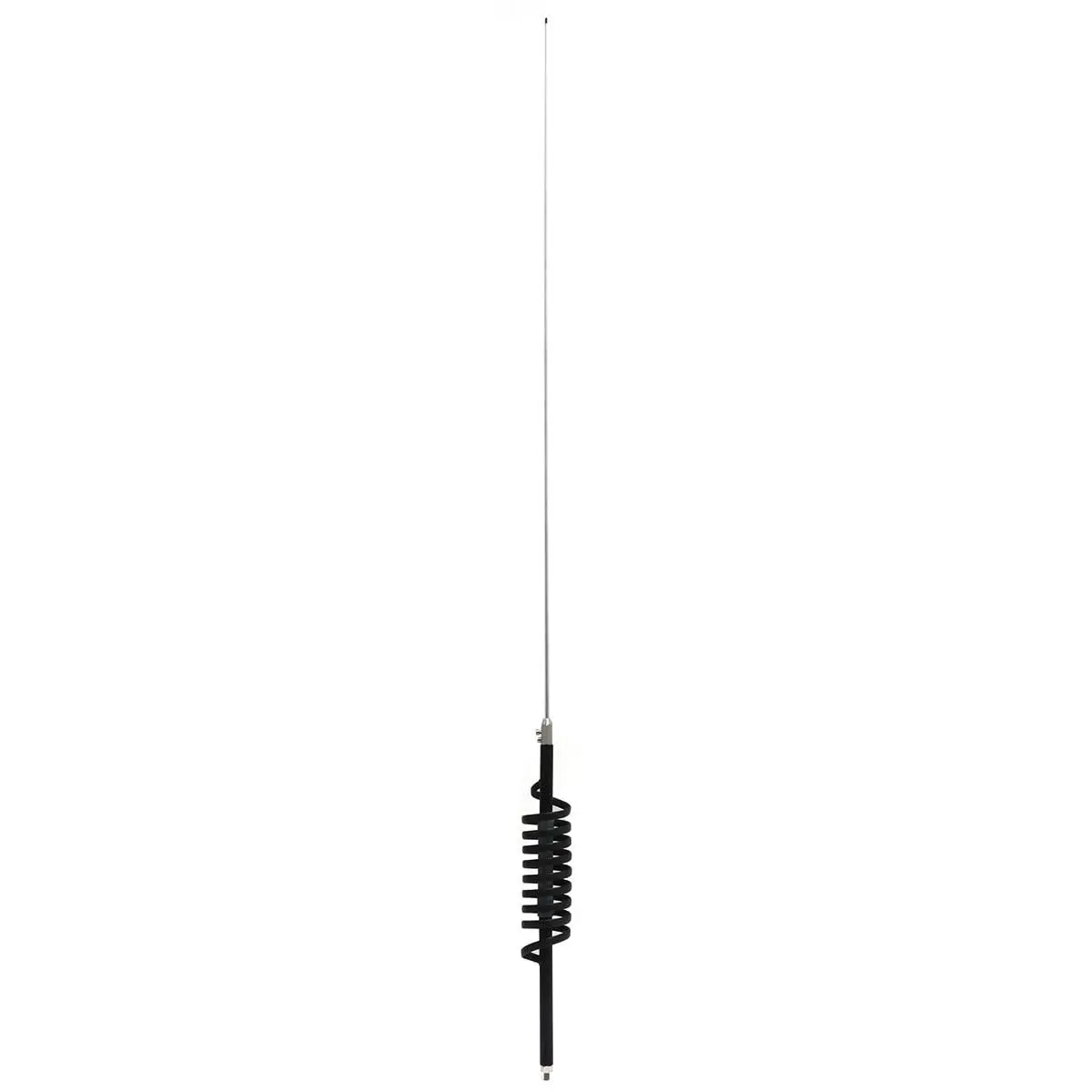 Wilson 305BLACKMAX 48in High Power Steel-Anodized Aluminum Open Helical Coil Antenna - Bottom Load CB Radio Accessory, Vehicle Accessory with Great SWR Match for Outside Normal CB Bands Tuning, Cb Radios, 48 Inch