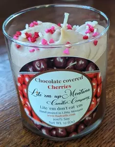 Chocolate Covered Cherry Candle