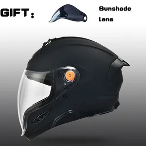Nbtk Brand Full-Face Motorcycle Helmet, A Sunshade lens as a gift.You can drink water while wearing.It is a small helmet and not recommended for adults.Abs Material with Eps Padding, Removable Liner, Ventilation, Drinking Compatible, Unisex, All-Season