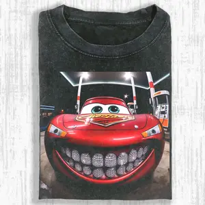 Vintage Lightning cars T-Shirt, Funny Movie TEE, Y2k Shirt, Gift For Men Women, Fantasy Ring Movie Unisex Shirt