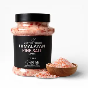 ZF HIMALAYAN PINK SALT COARSE 2.2 LBS JAR ZF HIMALAYAN PINK SALT COARSE 2.2 LBS JAR