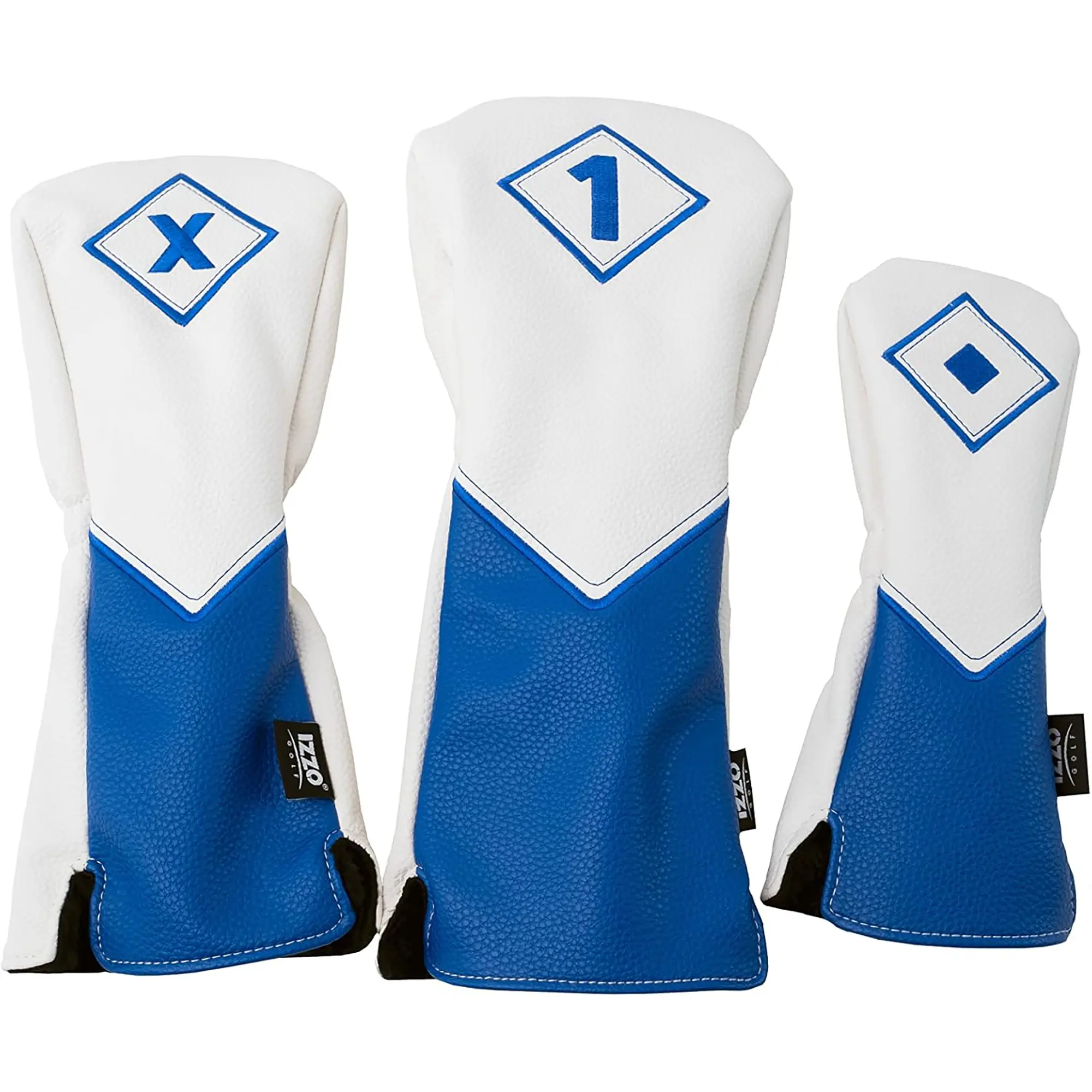 Izzo Sleek PU Leather Golf Driver Headcover for Adults, Premium Golf Accessory with Soft Plush Lining for Scratch Prevention