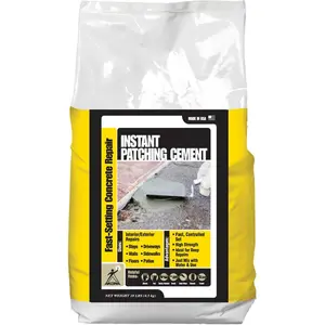 Patching Cement (10 Pound, 1) - Repair Cracks in Concrete & Masonry, Dry in 90 Minutes